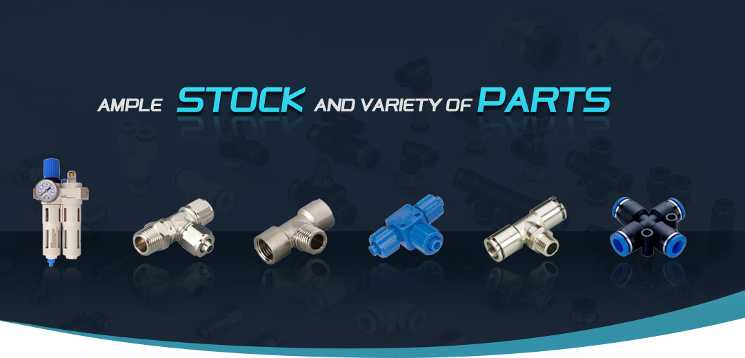 Ample stock and variety of parts
