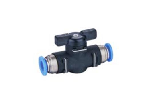 Ball valve double pipe connect type
