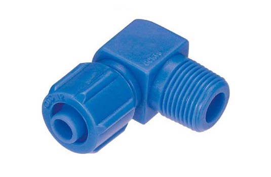 Plastic steel  Two-touch male elbow connection Joint