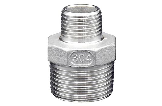 Reducing Hex Nipple M-M DF-04B-1/4"-1/8"
